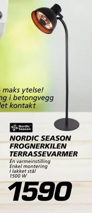 Coop Byggmix Nordic season frognerkilen terrassevarmer tilbud
