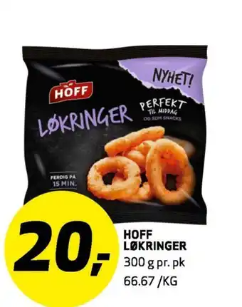 Bunnpris Hoff løkringer tilbud