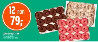 Coop Obs Coop donut 12 pk tilbud