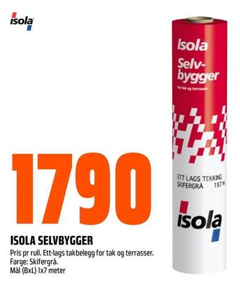 Obs Bygg Isola selvbygger tilbud