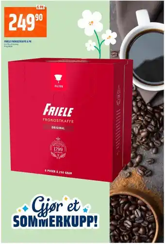 Coop Obs Friele frokostkaffe 6 pk tilbud