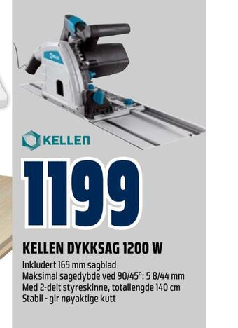 Obs Bygg Kellen dykksag 1200 w tilbud