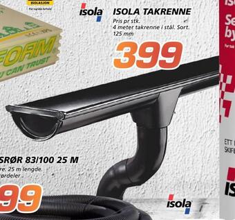 Coop Byggmix Isola takrenne tilbud