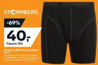 XXL Sport Stormberg mildenes long boxer, herre tilbud