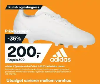 XXL Sport Adidas x speedportal.4 fxg jr / q1 23, fotballsko, junior tilbud