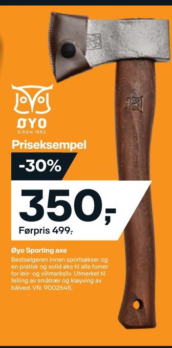 Øyo sporting axe
