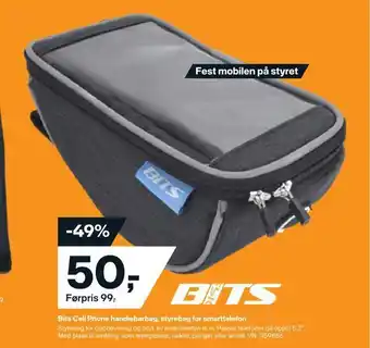 XXL Sport Bits cell phone handlebarbag, styrebag for smarttelefon tilbud
