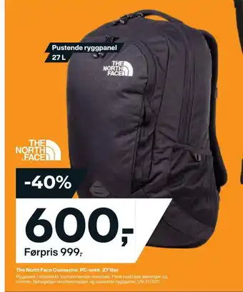XXL Sport The north face connector, pc-sekk, 27 liter tilbud