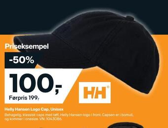 XXL Sport Helly hansen logo cap, unisex tilbud