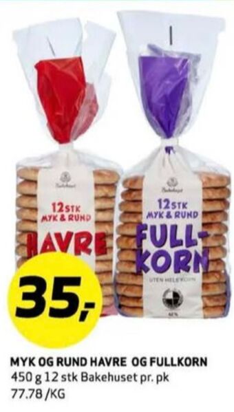 Bunnpris Myk & rund brød tilbud