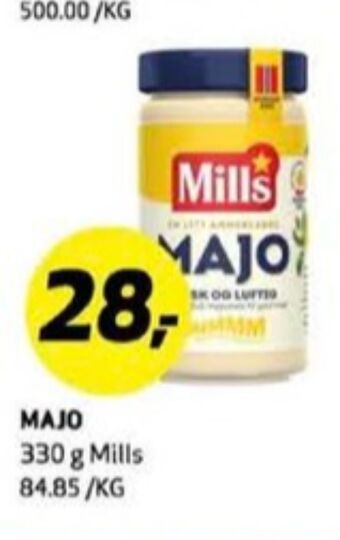 Bunnpris Mills majones tilbud