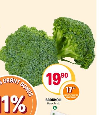 Coop Extra Ukjent brokkoli tilbud