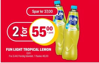Coop Extra Fun light saft tilbud