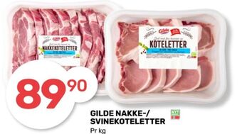 Coop Marked Gilde nakkekoteletter tilbud