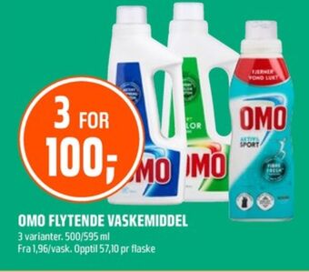 Coop Obs Omo vaskemiddel-flytende tilbud
