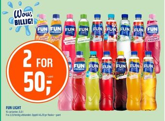 Coop Obs Fun light saft tilbud