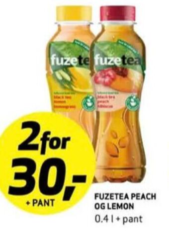 Bunnpris Fuze tea iste tilbud