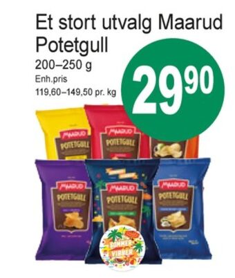 Joker Maarud chips tilbud