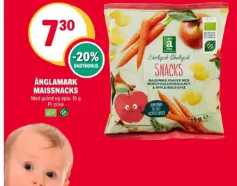 Coop Extra Änglamark snacks tilbud