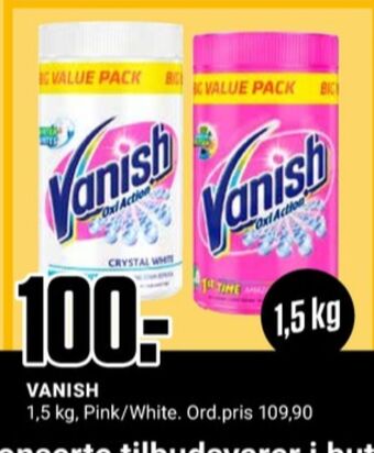 Europris Vanish flekkfjerner tilbud