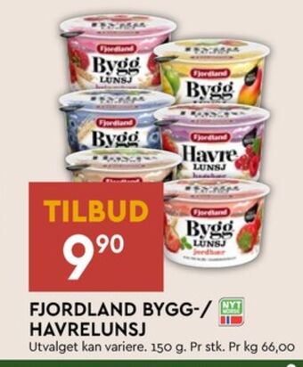 Coop Mega Fjordland bygglunsj tilbud