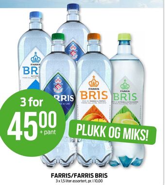 Kiwi Farris mineralvann tilbud