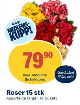 Coop Obs Ukjent bukett tilbud