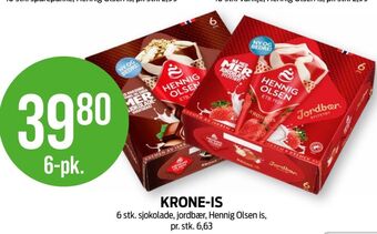 Kiwi Hennig-olsen isvafler tilbud