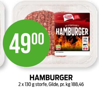 Kiwi Gilde hamburger tilbud