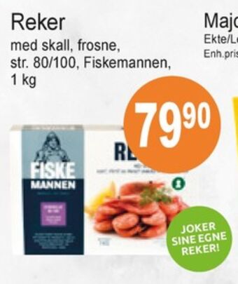 Joker Fiskemannen reker tilbud