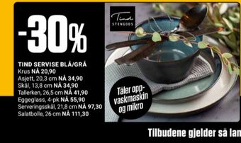 Europris Tind stengods krus tilbud