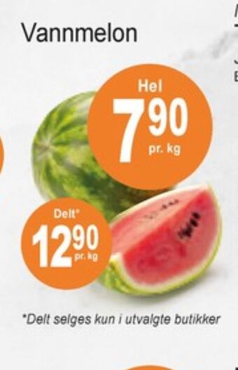 Joker Ukjent vannmelon tilbud