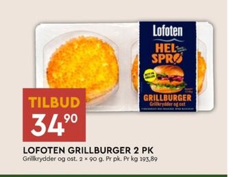 Coop Mega Lofoten fiskeburger tilbud