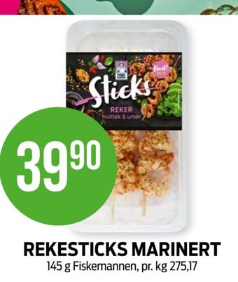 Kiwi Fiskemannen grillspyd tilbud