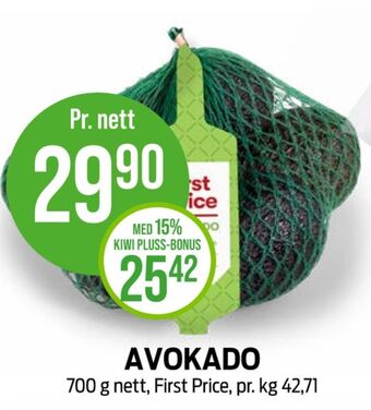 Kiwi First price avokado tilbud