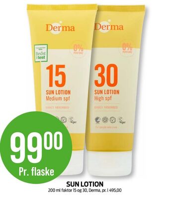 Kiwi Derma solkrem tilbud