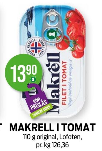 Kiwi Lofoten makrell tilbud