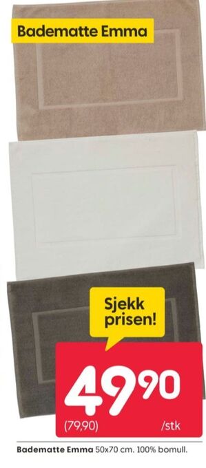 Rusta Ukjent badematte tilbud