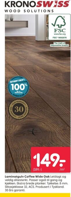 Rusta Ukjent laminatgulv tilbud