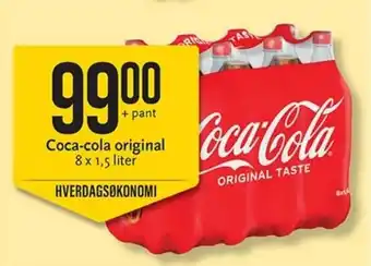 CC Mat Coca-cola original 8 x 1,5 liter tilbud