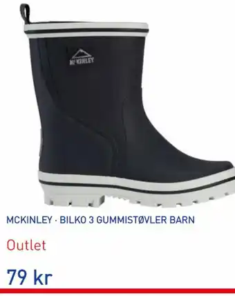 MCKINLEY BILKO 3 GUMMISTØVLER BARN