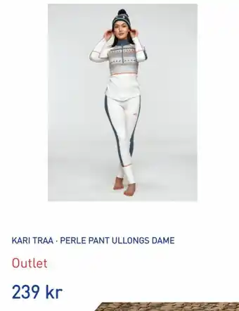 Intersport KARI TRAA PERLE PANT ULLONGS DAME tilbud