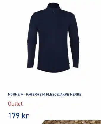 NORHEIM FAGERHEIM FLEECEJAKKE HERRE