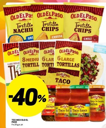 Bunnpris TEX-MEX OLD EL PASO tilbud