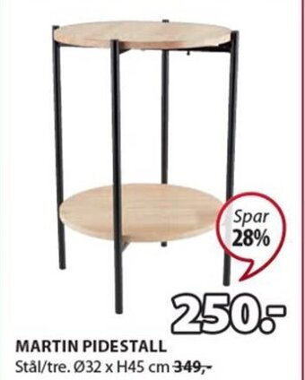 JYSK MARTIN PIDESTALL tilbud