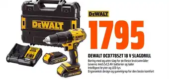 Coop Obs DEWALT DCD778S2T 18 V SLAGDRILL tilbud
