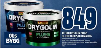 Coop Obs JOTUN DRYGOLIN PLUSS OLJEDEKKBEIS/OLJEMALING tilbud