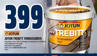 Coop Obs JOTUN TREBITT TERRASSEBEIS tilbud