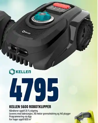 Coop Obs KELLEN S600 ROBOTKLIPPER tilbud