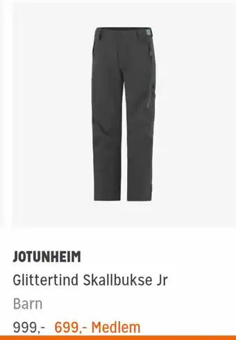 JOTUNHEIM Glittertind Skallbukse Jr Barn